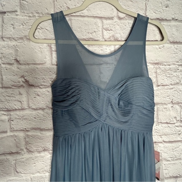 NWT Birdy Grey Blue Tulle Ryan Maxi Dress - Picture 8 of 15